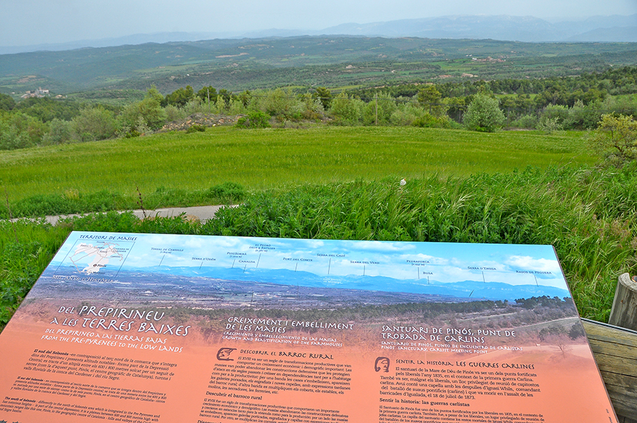 Vistes panoràmiques des del Santuari de Pinós