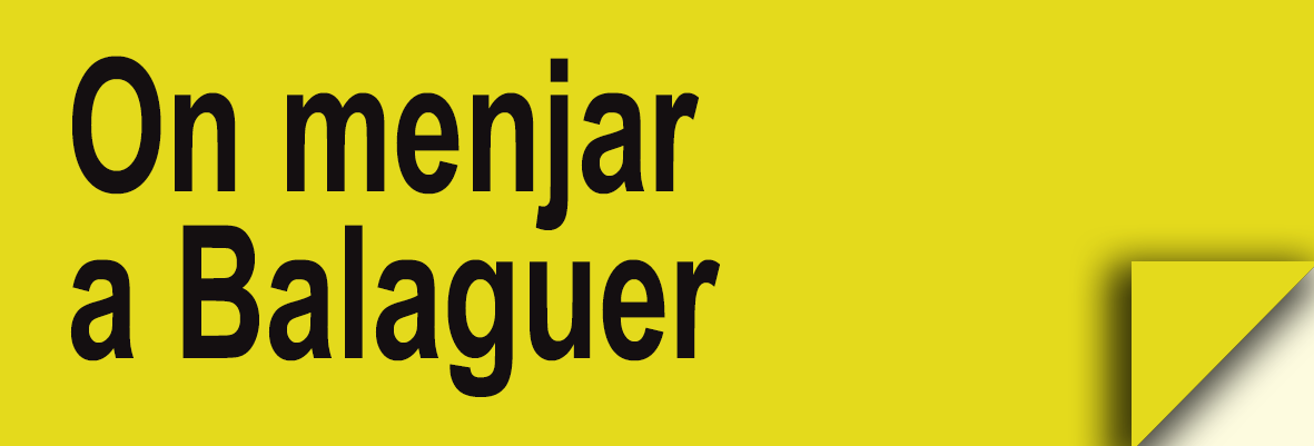 On Menjar a Balaguer (Restaurants)