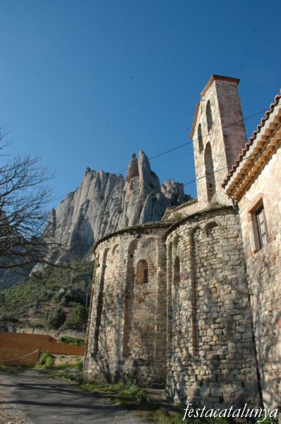 Monestir de Santa Cecília de Montserrat al terme de Marganell