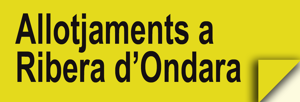 Allotjaments a Ribera d'Ondara