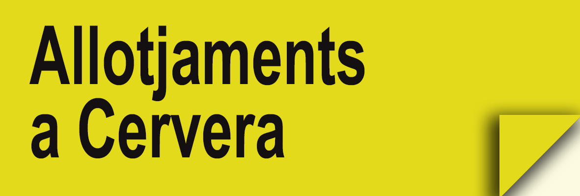 Allotjaments a Cervera