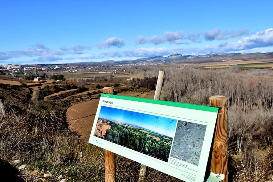 Mirador de la Noguera Ribagorçana a Alguaire