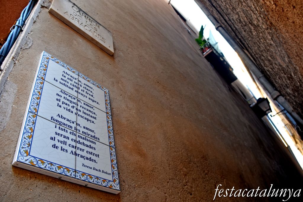 Vimbodí i Poblet - Nucli Històric - Carrer de les Abraççades
