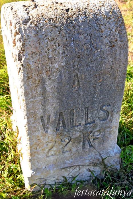 Masllorenç - Pilona quilomètrica de la Pedrera 