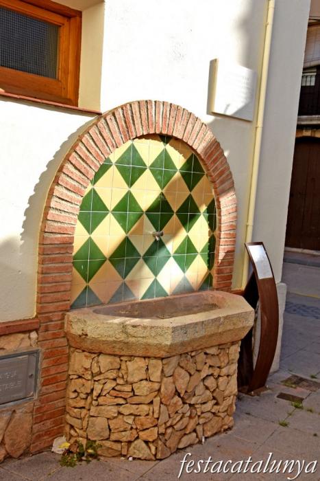 Masllorenç - La font i l'abastament d'aigua 