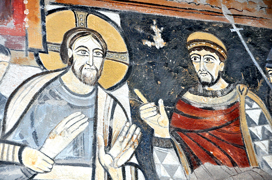 Pintures romàniques a l'església de Sant Salvador de Polinyà ***