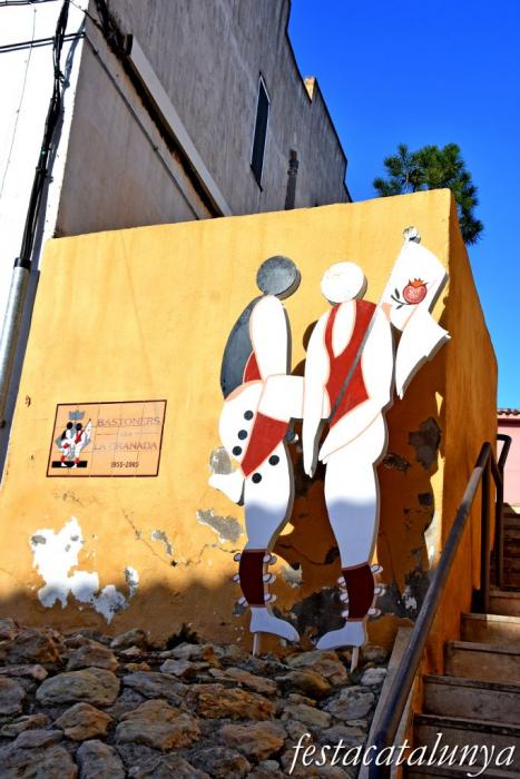 La Granada - Nucli històric - Monument als Bastoners