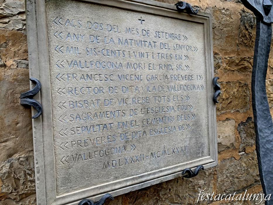 Vallfogona de Riucorb - Rector de Vallfogona