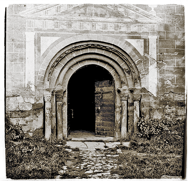 Vallfogona del Ripollès - Església de Sant Julià (Foto: Fons Salvany. Biblioteca de Catalunya. Any 1916)