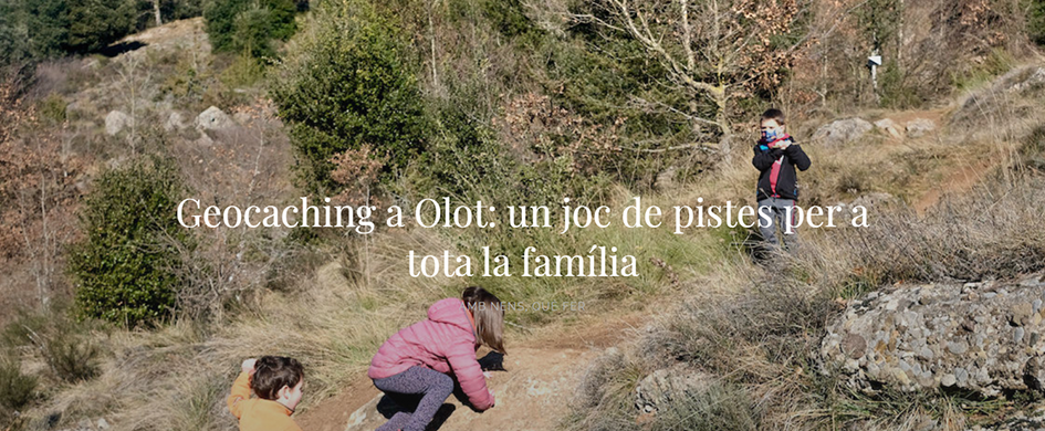 Geocaching a Olot: un joc de pistes per a tota la família