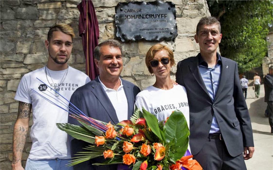 Vallfogona de Riucorb - Inauguració del carrer Johan Cruyff (Foto: Diari Sport)