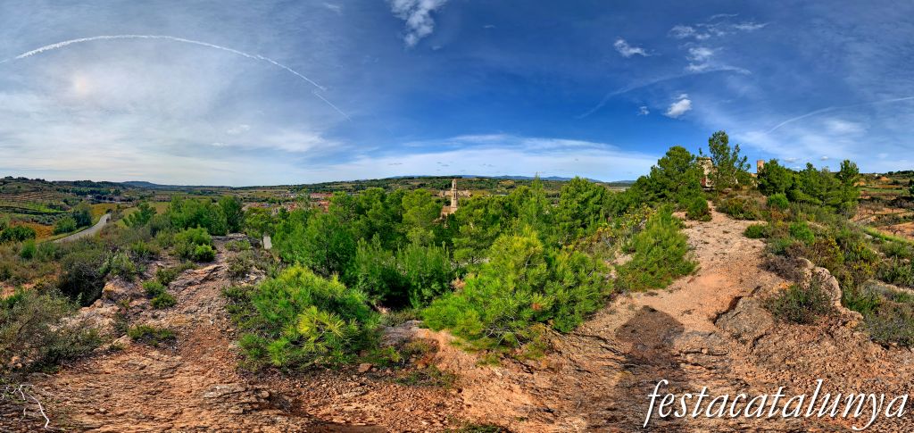 Vila-rodona - Vistes panoràmiques des del castell 