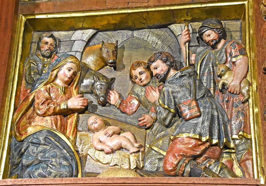 Retaule del Roser a l'església de Sant Sadurní de Salelles a Sant Salvador de Guardiola