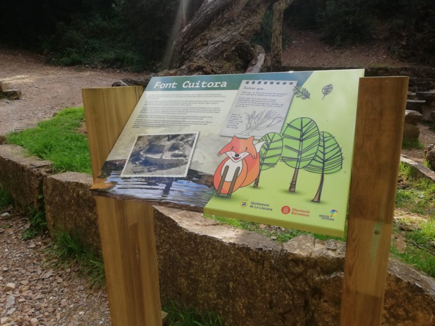 Rutes -Espais per descobrir amb infants- a La Llacuna