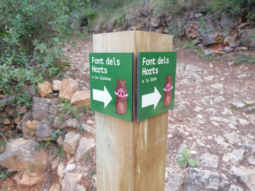 Rutes -Espais per descobrir amb infants- a La Llacuna