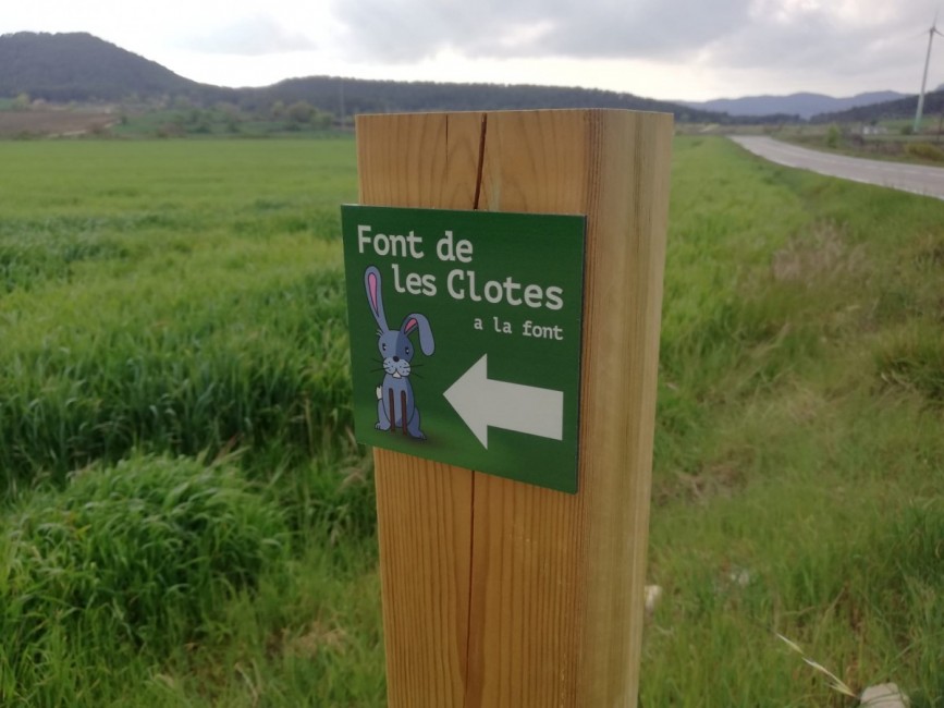 Rutes -Espais per descobrir amb infants- a La Llacuna