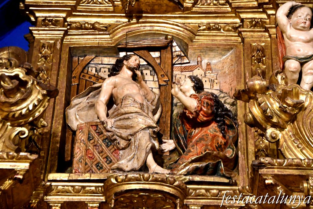 El Pont d'Armentera - Retaule de Santa Magdalena a l'església parroquial de Santa Magdalena