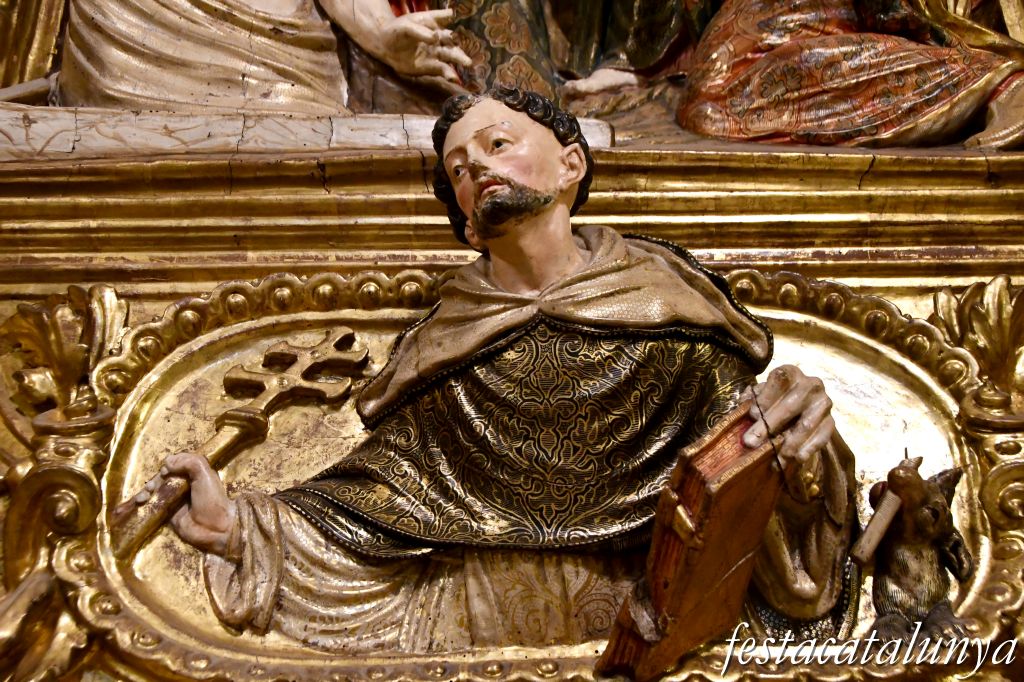 El Pont d'Armentera - Retaule de Santa Magdalena a l'església parroquial de Santa Magdalena 