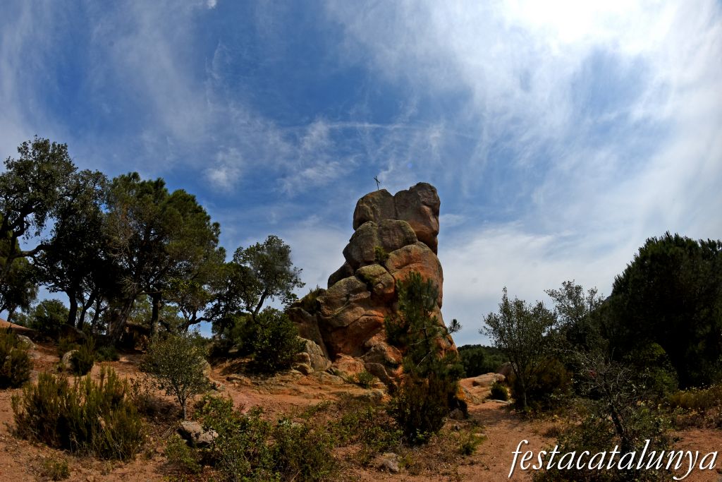 Santa Cristina d'Aro - Antiga pedra basculant de Pedralta 