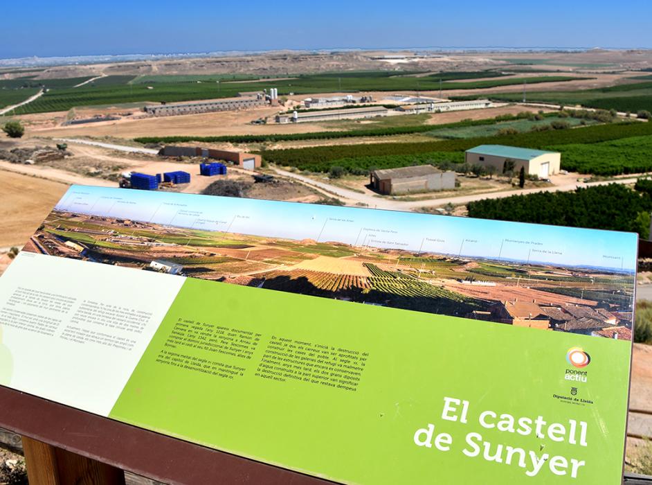 Vistes panoràmiques des del castell de Sunyer ***