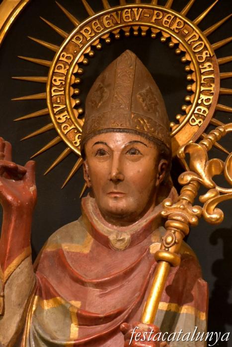 Anglesola - Altar Major de l'església parroquial de Sant Pau de Narbona 