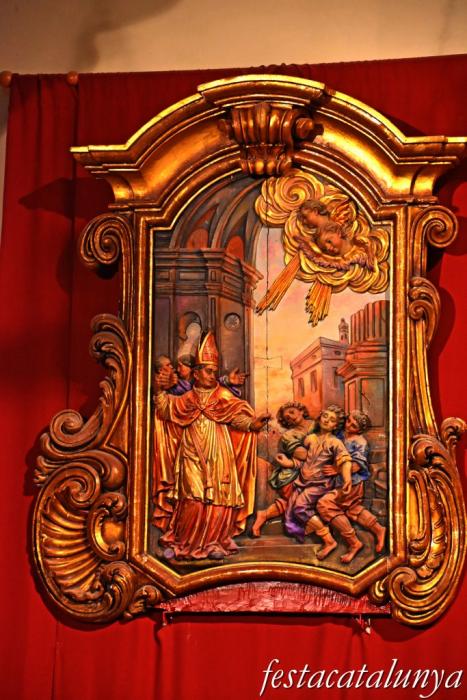 Anglesola - Altar Major de l'església parroquial de Sant Pau de Narbona 