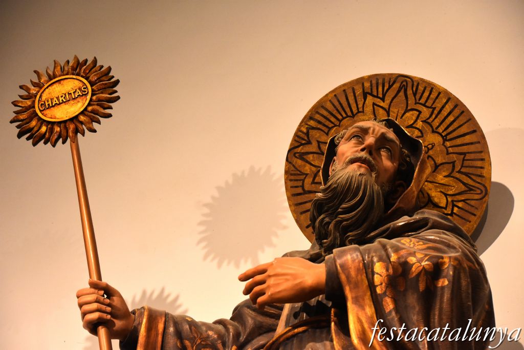 Anglesola - Temple de Sant Pau de Narbona - Imatge de Sant Francesc de Paula