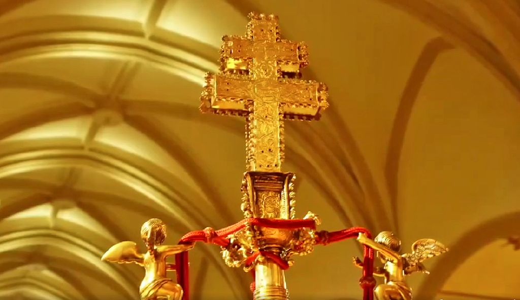 Anglesola - Reliquiari de la Vera Cruz de l'església de Sant Pau  de Narbona (Foto: Ajuntament)