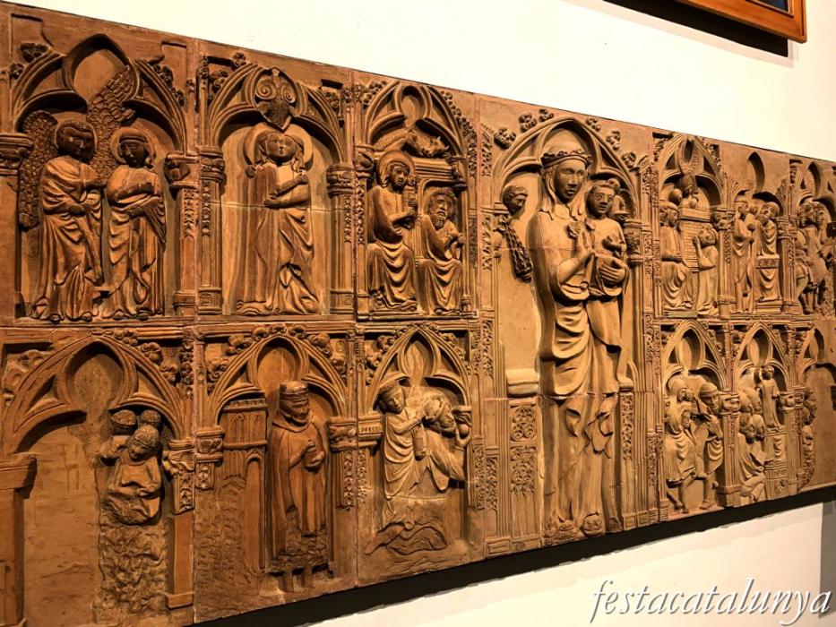 Anglesola - Reproducció del retaule d'Anglesola o del Francisquet a l'església de Sant Pau de Narbona 