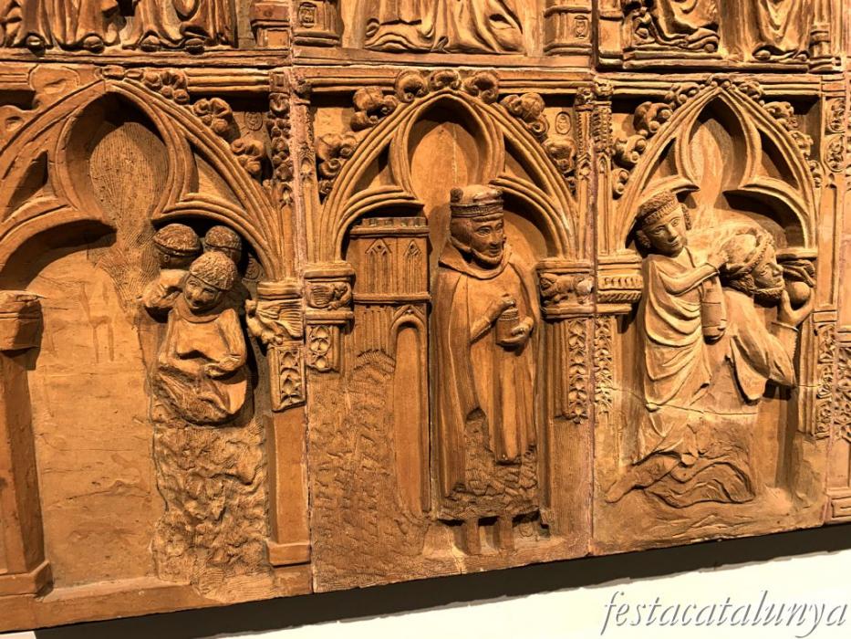 Anglesola - Reproducció del retaule d'Anglesola o del Francisquet a l'església de Sant Pau de Narbona