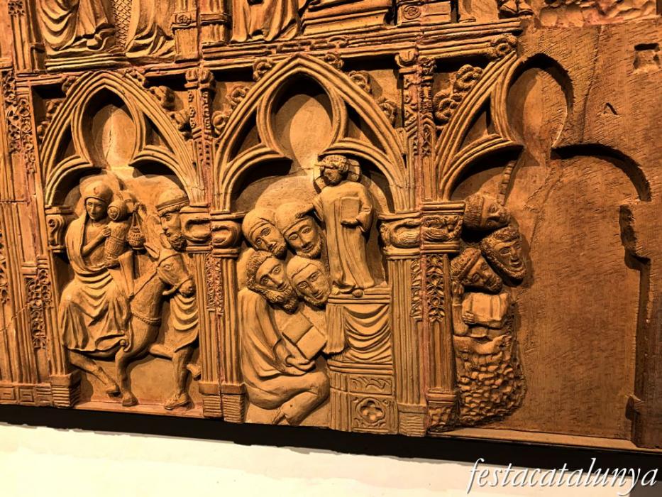 Anglesola - Reproducció del retaule d'Anglesola o del Francisquet a l'església de Sant Pau de Narbona 