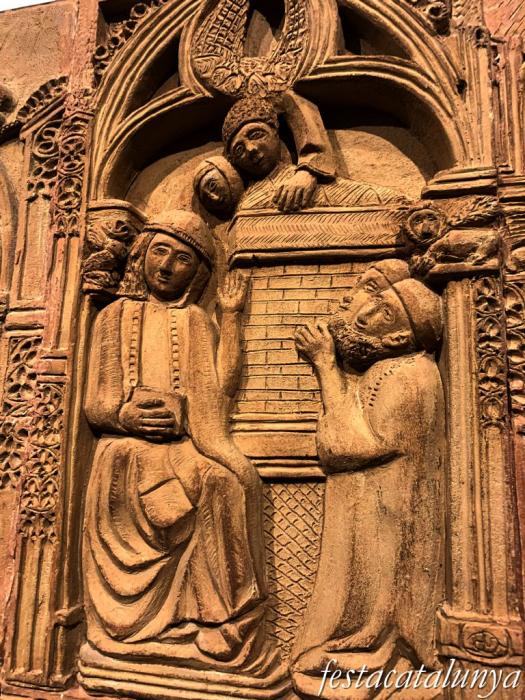 Anglesola - Reproducció del retaule d'Anglesola o del Francisquet a l'església de Sant Pau de Narbona a