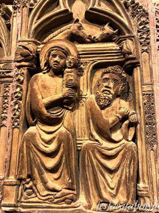 Anglesola - Reproducció del retaule d'Anglesola o del Francisquet a l'església de Sant Pau de Narbona 