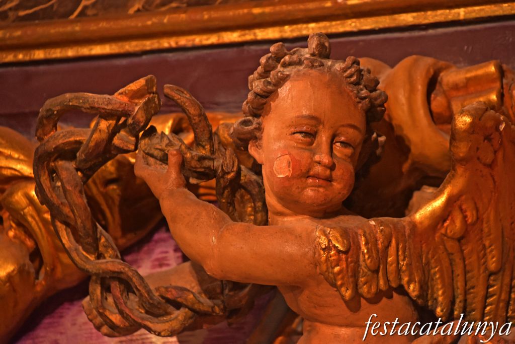 Anglesola - Retaule de la Santa Creu o de les Santes Virtuts de l'església de Sant Pau de Narbona 
