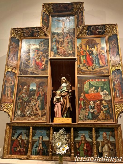 Anglesola - Retaule de Santa Anna de l'església de Sant Pau de Narbona 