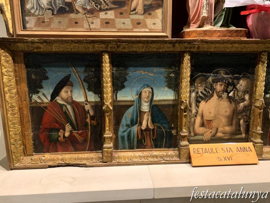 Anglesola - Retaule de Santa Anna de l'església de Sant Pau de Narbona 