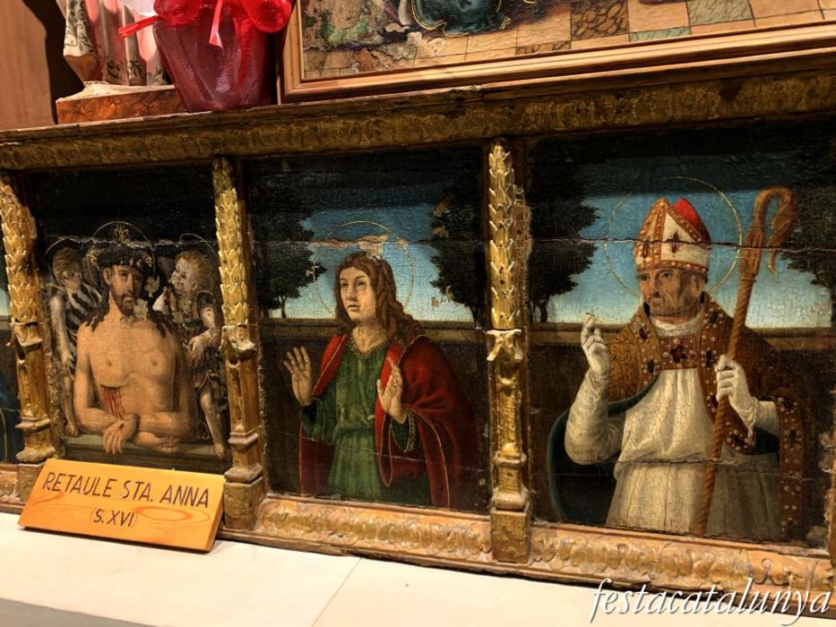 Anglesola - Retaule de Santa Anna de l'església de Sant Pau de Narbona 