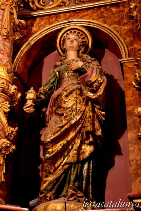 Anglesola - Retaule de la Santa Creu o de les Santes Virtuts de l'església de Sant Pau de Narbona 