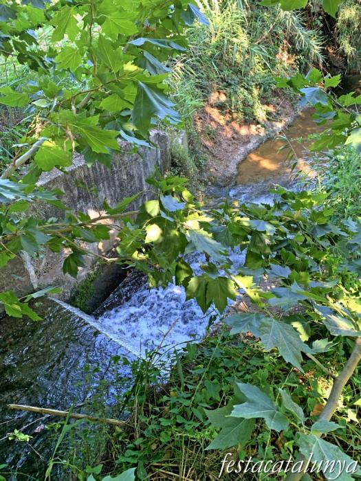 Montoliu de Lleida - Los Patamolls - Desembocadura Canal Urgell al Segre 