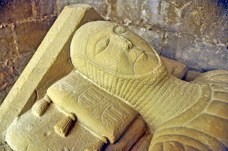 Sarcòfag gòtic dels Guimerà a l'església parroquial de Sant Miquel de Ciutadilla