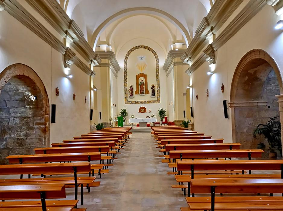 Església parroquial de Sant Pere de la Portella (interior)