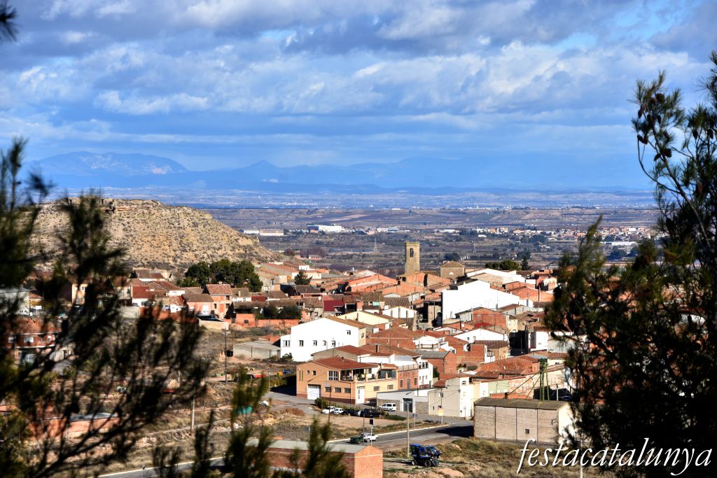 Castelldans - Vistes panoràmiques des de l'ermita de la Mare de Déu de Montserrat