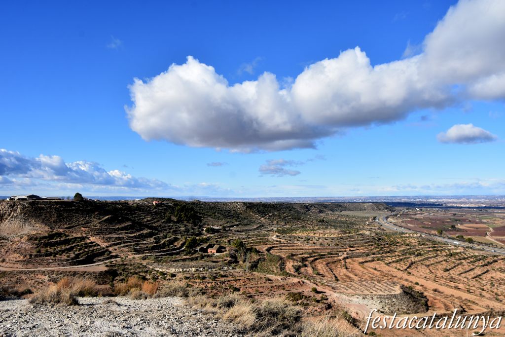 Castelldans - Vistes panoràmiques des del castell de Castelldans