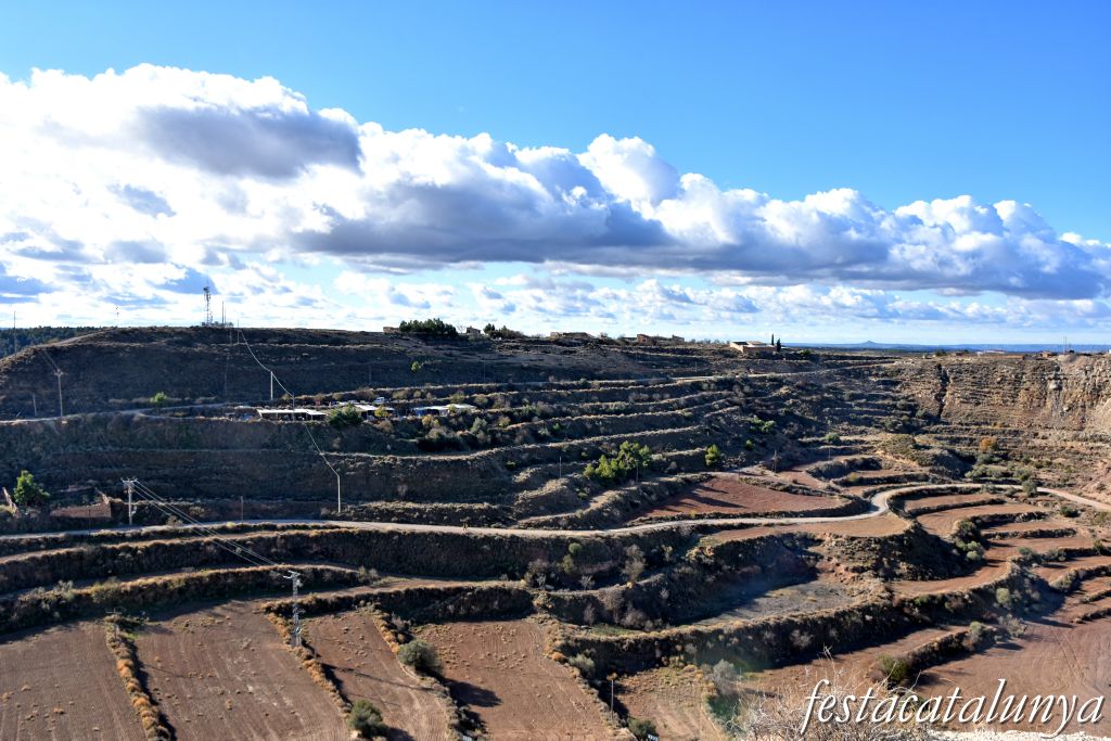 Castelldans - Vistes panoràmiques des del castell de Castelldans