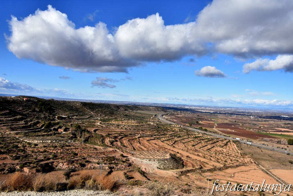 Castelldans - Vistes panoràmiques des del castell de Castelldans