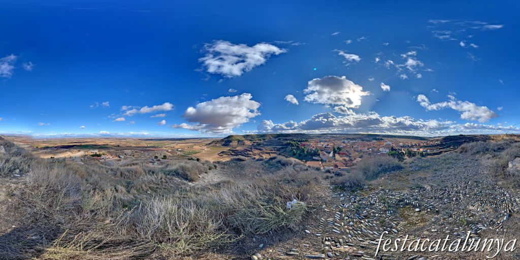 Castelldans - Vistes panoràmiques des del castell de Castelldans