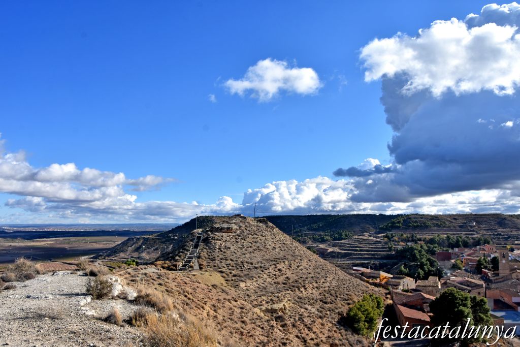 Castelldans - Vistes panoràmiques des del turó proper al castell