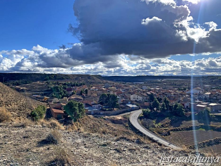 Castelldans - Vistes panoràmiques des del turó proper al castell