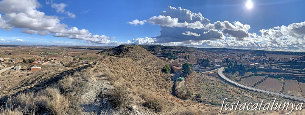 Castelldans - Vistes panoràmiques des del turó proper al castell