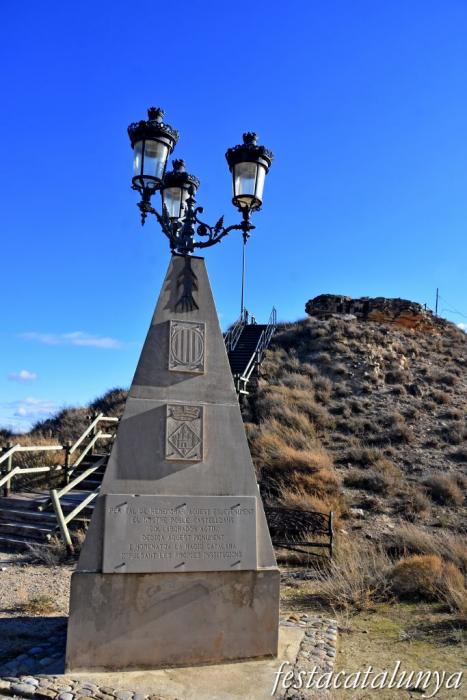 Castelldans - Monument a la formació del Principat de Catalunya a Castelldans